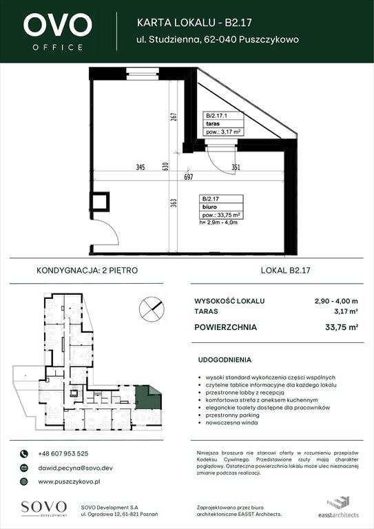 Nowe mieszkanie OVO Office Puszczykowo, Studzienna 2G  34m2 Foto 1