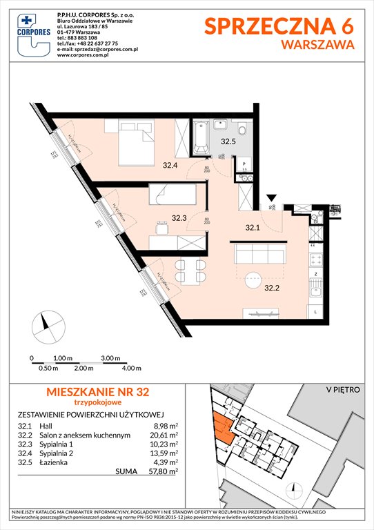 Nowe mieszkanie trzypokojowe Sprzeczna 6 Warszawa, Praga Północ, Sprzeczna 6  58m2 Foto 1