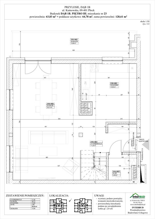 Nowe mieszkanie Przylesie 2 Płock, Góry, Kutnowska 28P, 28R  129m2 Foto 1