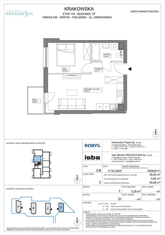 Nowe mieszkanie dwupokojowe Apartamenty Krakowska Wrocław, Krzyki, Krakowska 112  39m2 Foto 1