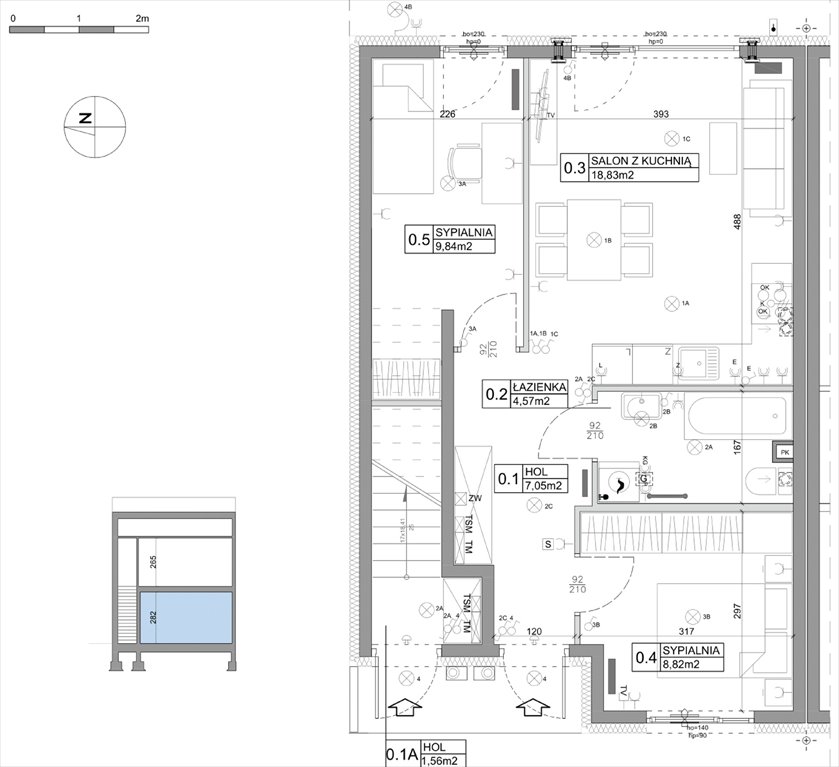 dom na sprzedaż 51m2 dom Łódź, Górna, Pabianicka