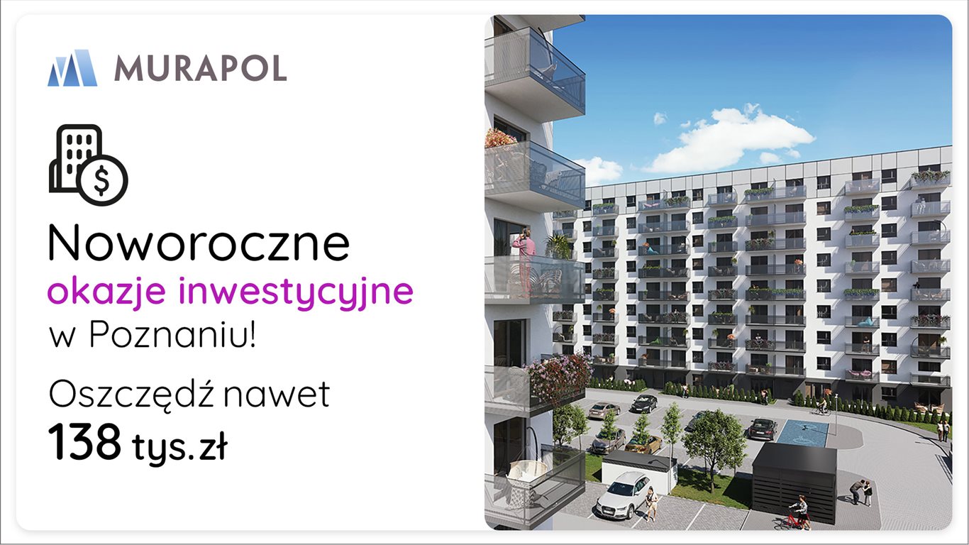 Nowe mieszkanie dwupokojowe Murapol Osiedle Verde Poznań, Wagrowska  44m2 Foto 1