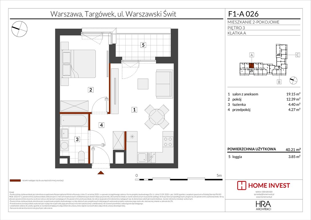 Nowe mieszkanie dwupokojowe Warszawski Świt Etap XIII Warszawa, ul. Warszawski Świt  40m2 Foto 1