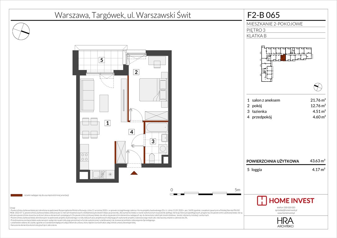 Nowe mieszkanie dwupokojowe Warszawski Świt Etap XIV Warszawa, ul. Warszawski Świt  44m2 Foto 1