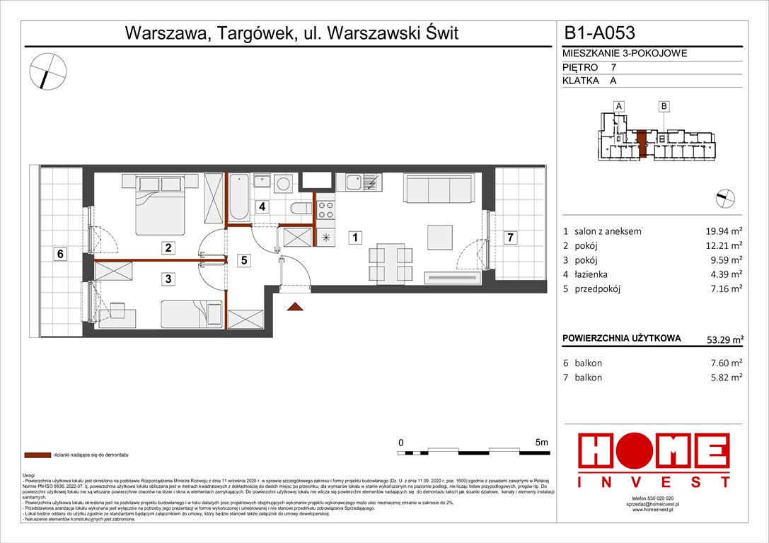 Nowe mieszkanie trzypokojowe Warszawski Świt Etap VIII Warszawa, Targówek, ul. Warszawski Świt 12  53m2 Foto 1