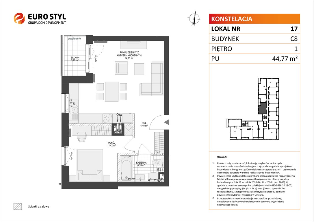 mieszkanie na sprzedaż 45m2 mieszkanie Gdynia, Pogórze, Paderewskiego