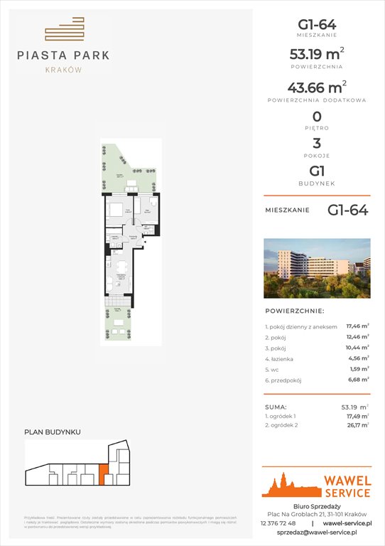 mieszkanie na sprzedaż 53m2 mieszkanie Kraków, Mistrzejowice, Osiedle Piastów 63