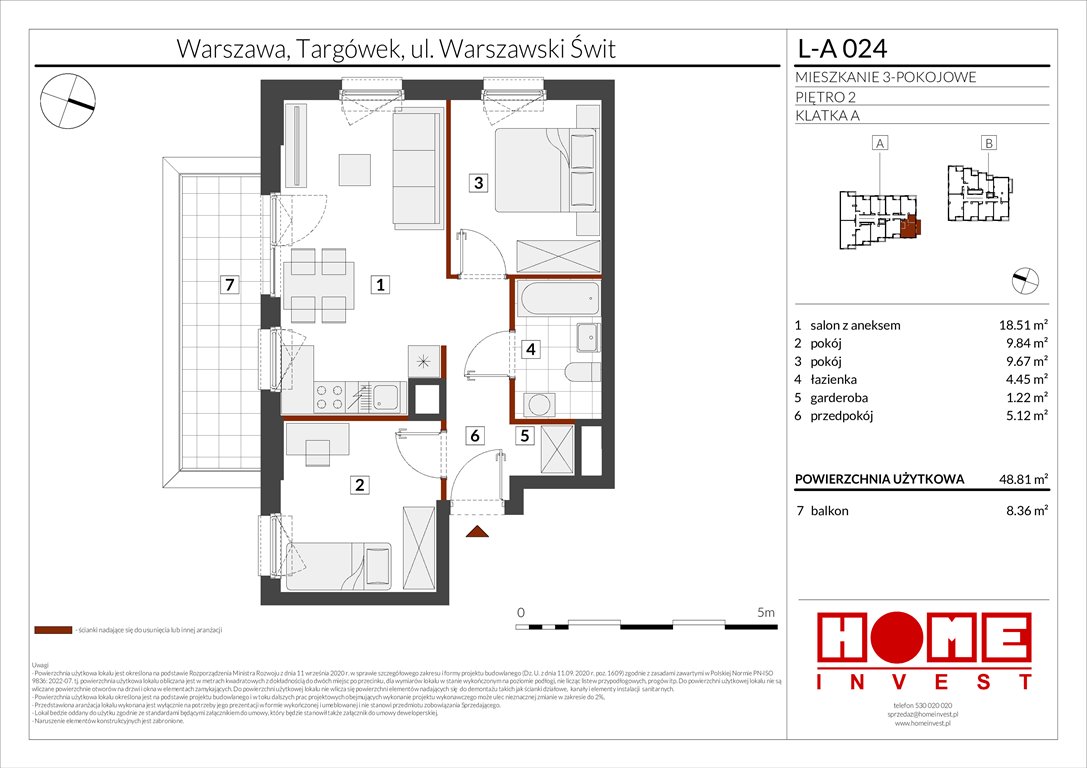 Nowe mieszkanie trzypokojowe Warszawski Świt Etap XII Warszawa, Targówek, ul. Warszawski Świt  49m2 Foto 1