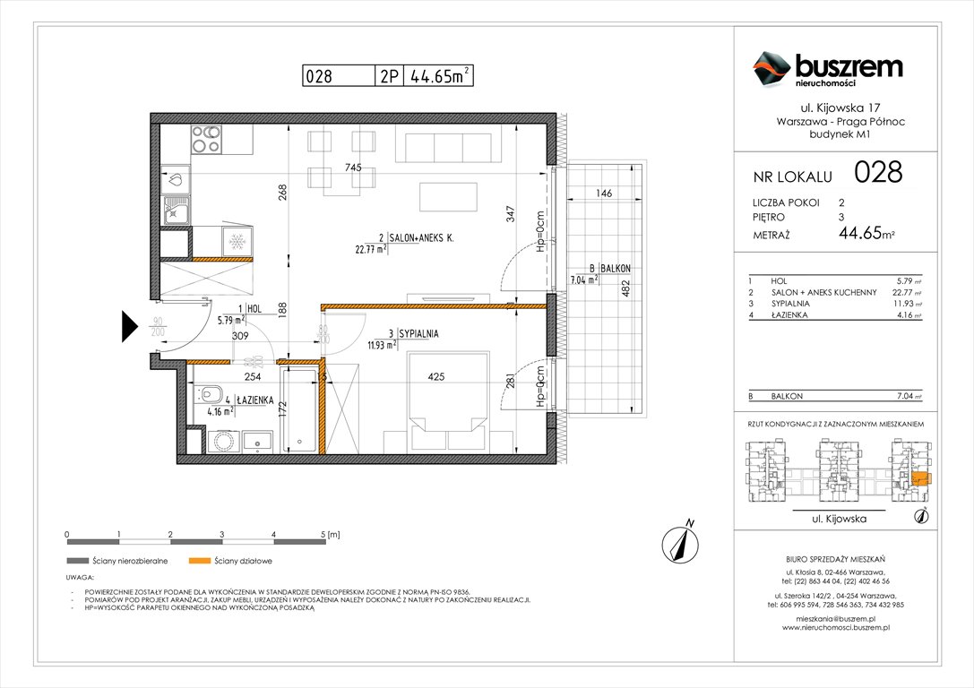 Nowe mieszkanie dwupokojowe Kijowska 17 Warszawa, Praga Północ, Kijowska 17  45m2 Foto 1