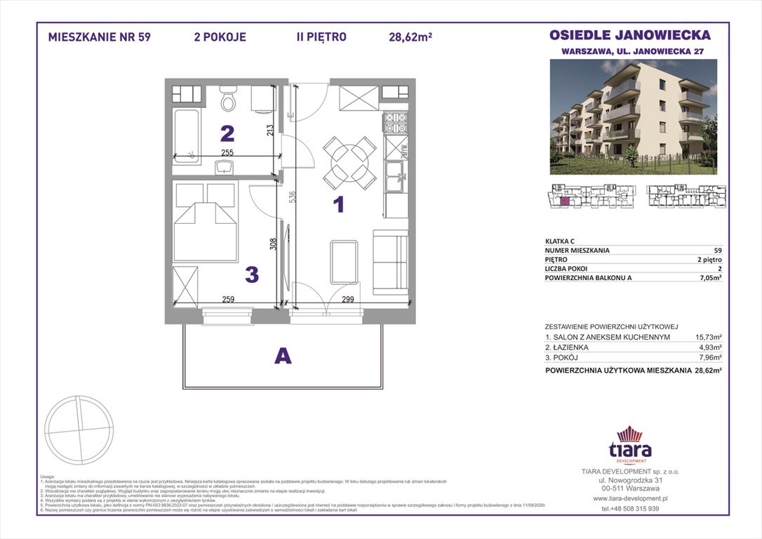 Nowe mieszkanie dwupokojowe Janowiecka 27 Warszawa, Targówek, Janowiecka 27  29m2 Foto 1