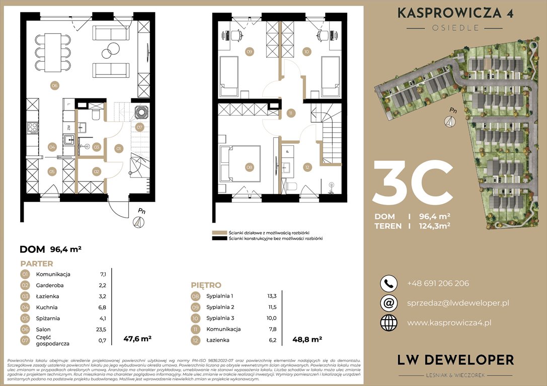 Nowy dom Osiedle Kasprowicza 4 Łódź, Jana Kasprowicza 4  96m2 Foto 1