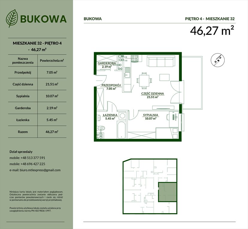 Nowe mieszkanie dwupokojowe Apartamenty Bukowa Bielsko-Biała, Aleksandrowice, Bukowa 29  46m2 Foto 1