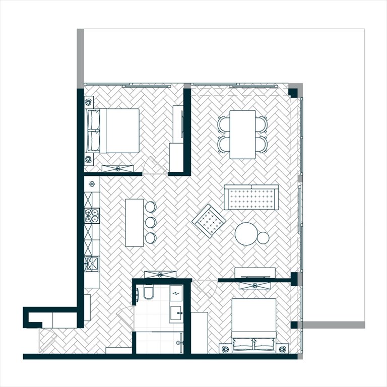 Nowe mieszkanie czteropokojowe  Sea & Lake Apartamenty Mielno Molo Mielno, Unieście, Mielno Molo, Sosnowy Las 15  78m2 Foto 1