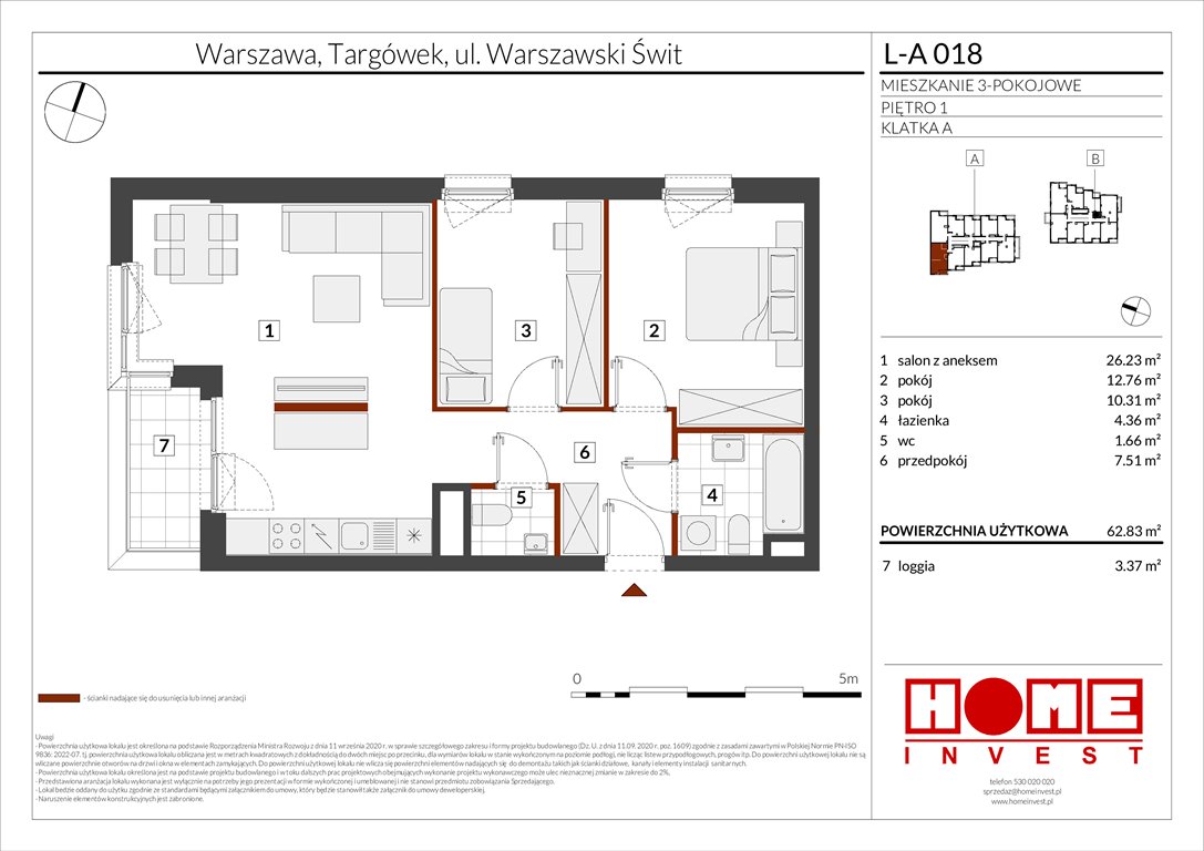 Nowe mieszkanie trzypokojowe Warszawski Świt Etap XII Warszawa, Targówek, ul. Warszawski Świt  63m2 Foto 1