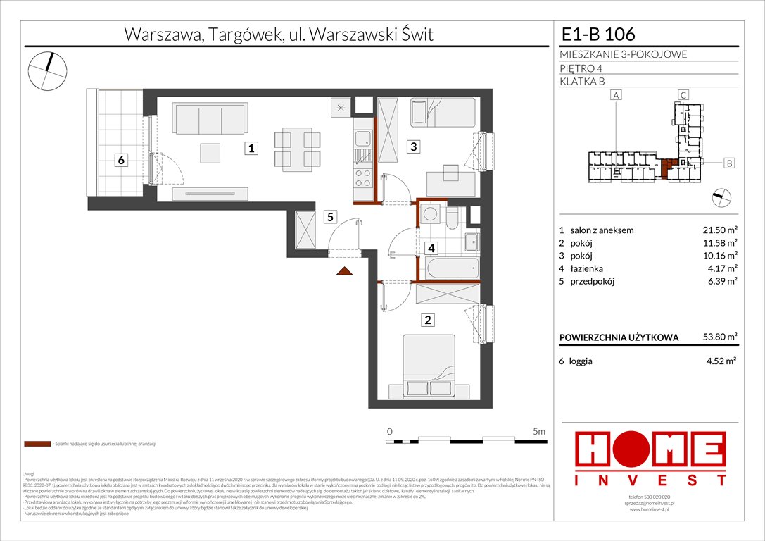 Nowe mieszkanie trzypokojowe Warszawski Świt Etap X Warszawa, Targówek, ul. Warszawski Świt  54m2 Foto 1