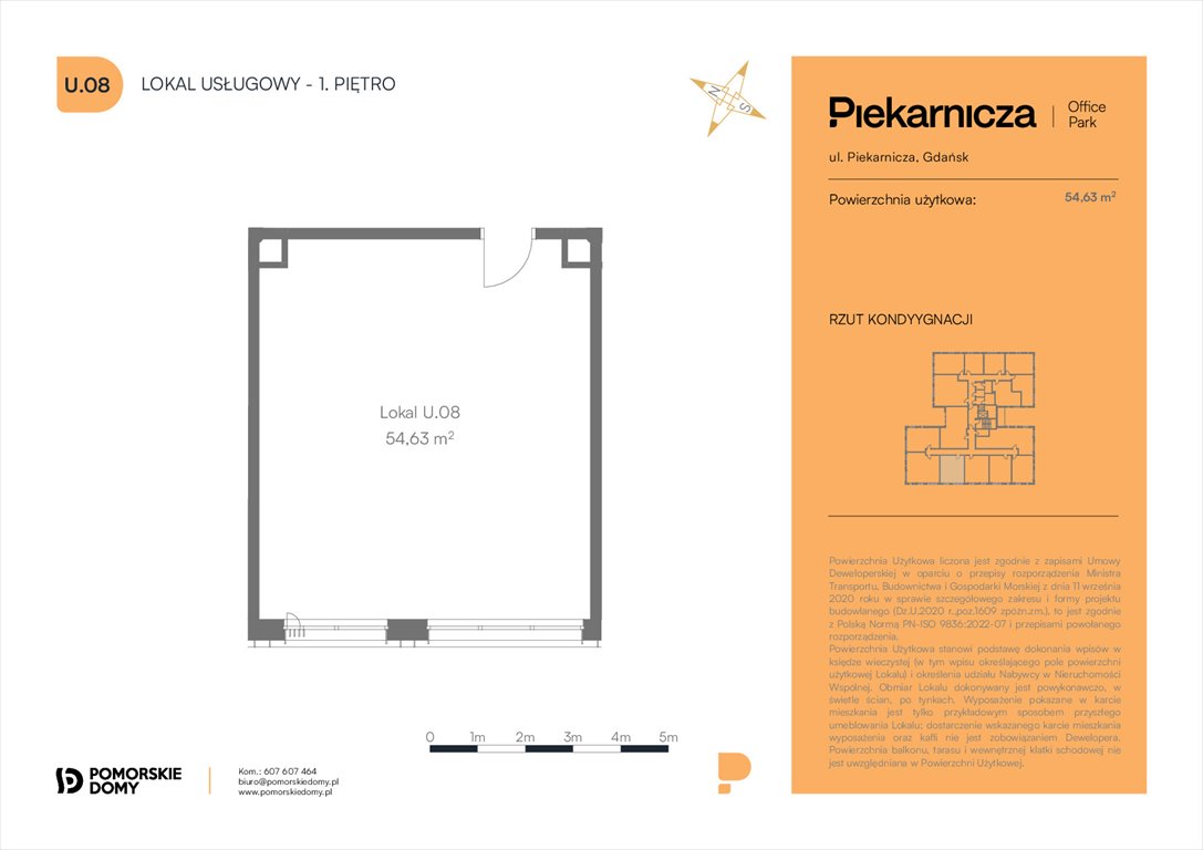 Nowe mieszkanie Piekarnicza Office Park Gdańsk, Morena, Piekarnicza 6  55m2 Foto 1