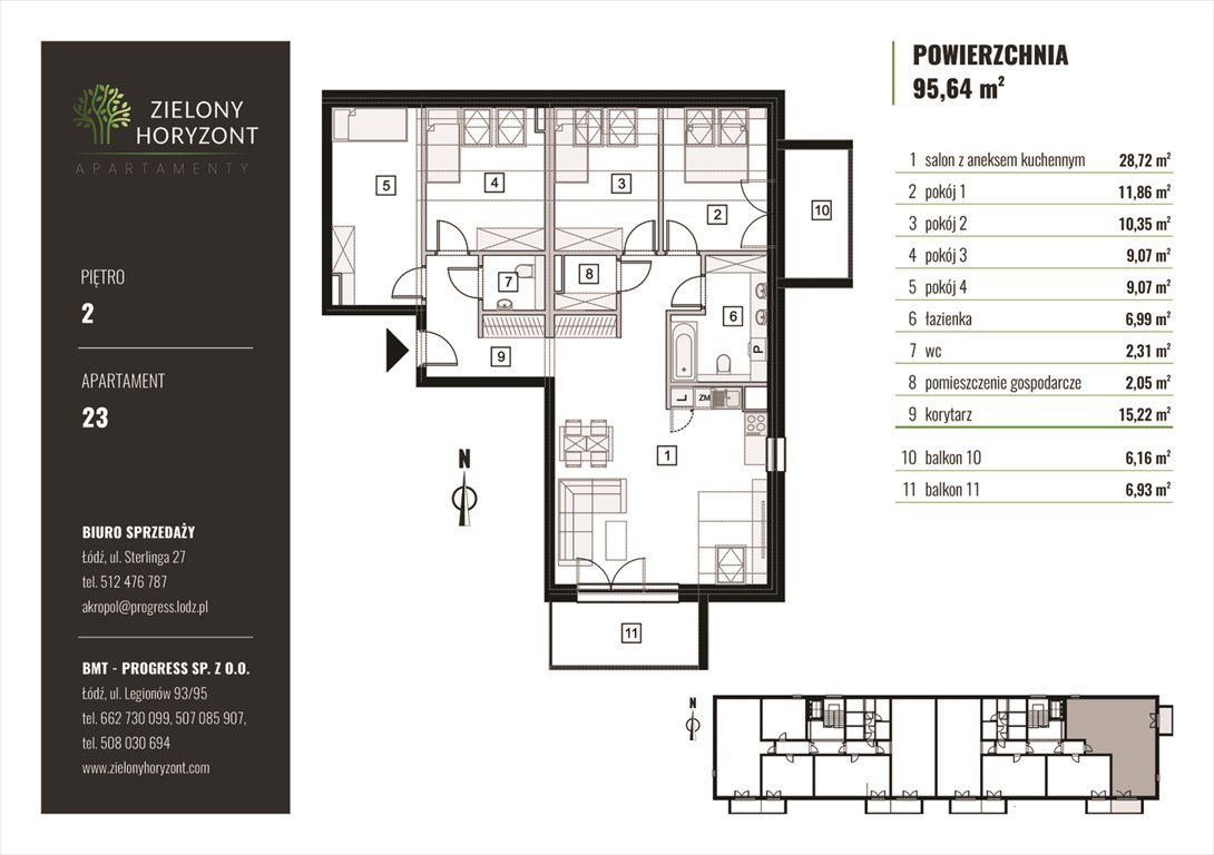 Nowe mieszkanie Apartamenty Zielony Horyzont Łódź, Widzew, Jędrowizna  96m2 Foto 1