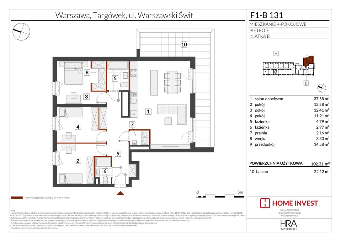 Nowe mieszkanie czteropokojowe  Warszawski Świt Etap XIII Warszawa, ul. Warszawski Świt  102m2 Foto 1