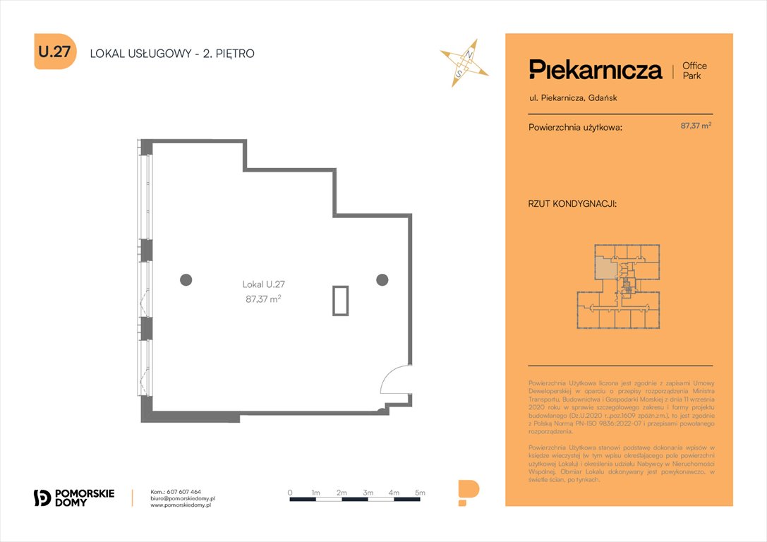 Nowe mieszkanie Piekarnicza Office Park Gdańsk, Morena, Piekarnicza 6  87m2 Foto 1