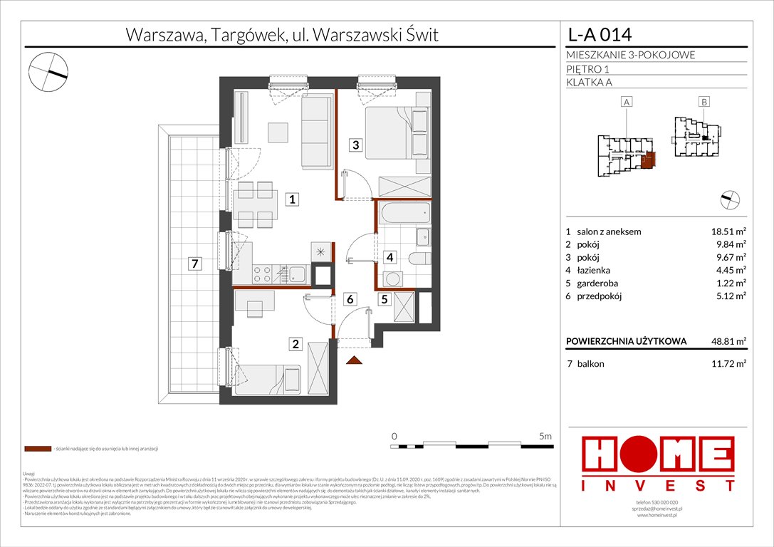 Nowe mieszkanie trzypokojowe Warszawski Świt Etap XII Warszawa, Targówek, ul. Warszawski Świt  49m2 Foto 1