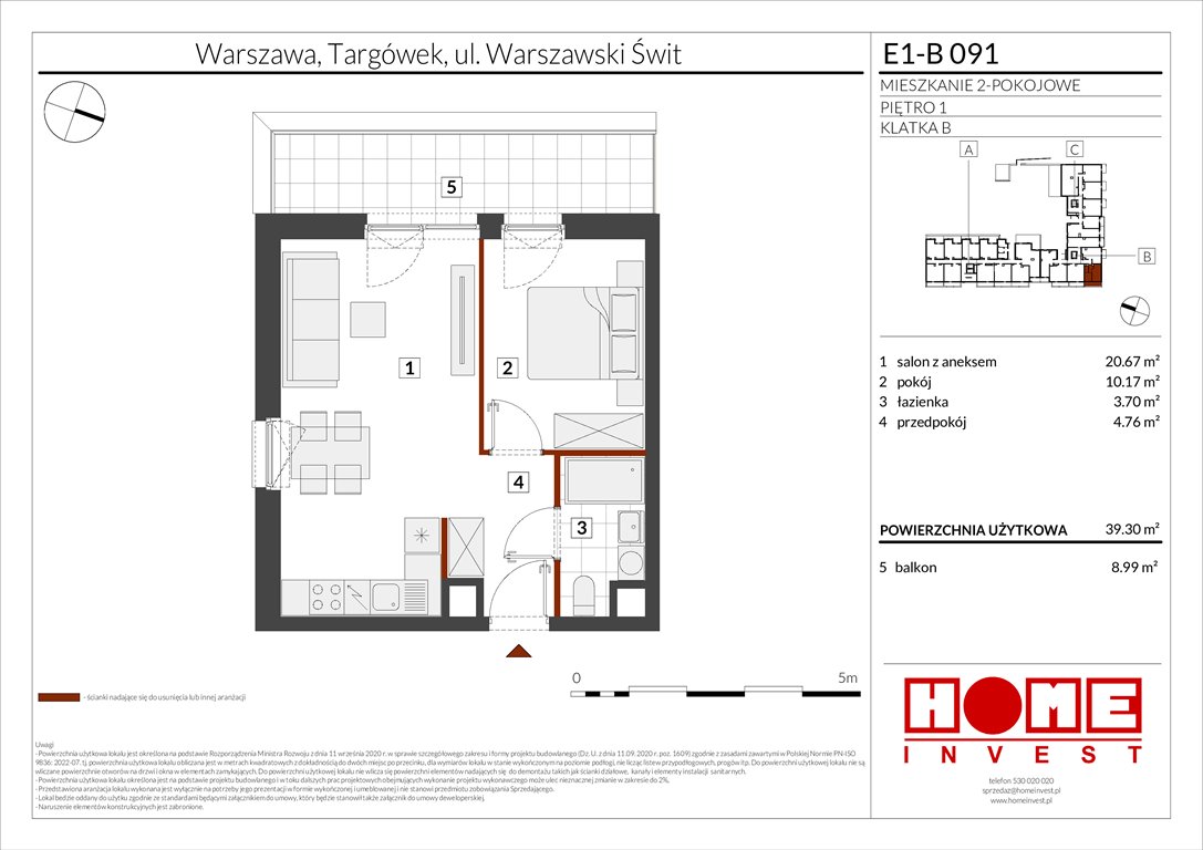 Nowe mieszkanie dwupokojowe Warszawski Świt Etap X Warszawa, Targówek, ul. Warszawski Świt  39m2 Foto 1