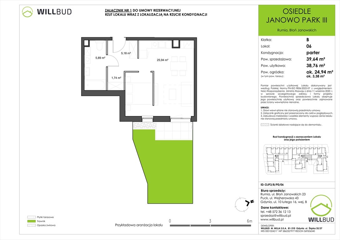 Nowe mieszkanie dwupokojowe Osiedle Janowo Park III Rumia, Janowo, Błoń Janowskich  38m2 Foto 1