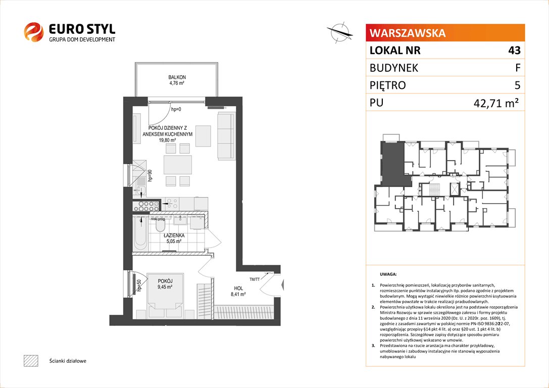 mieszkanie na sprzedaż 43m2 mieszkanie Gdańsk, Warszawska