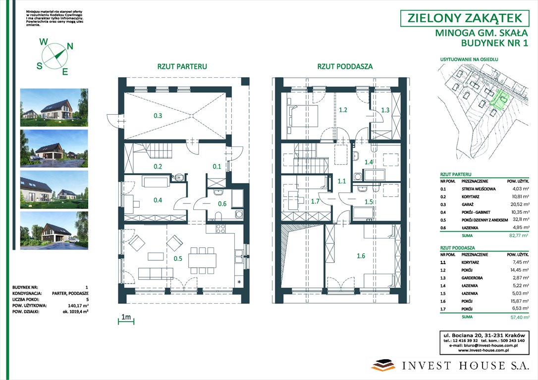 Nowy dom "ZIELONY ZAKĄTEK" - MINOGA Minoga  141m2 Foto 1