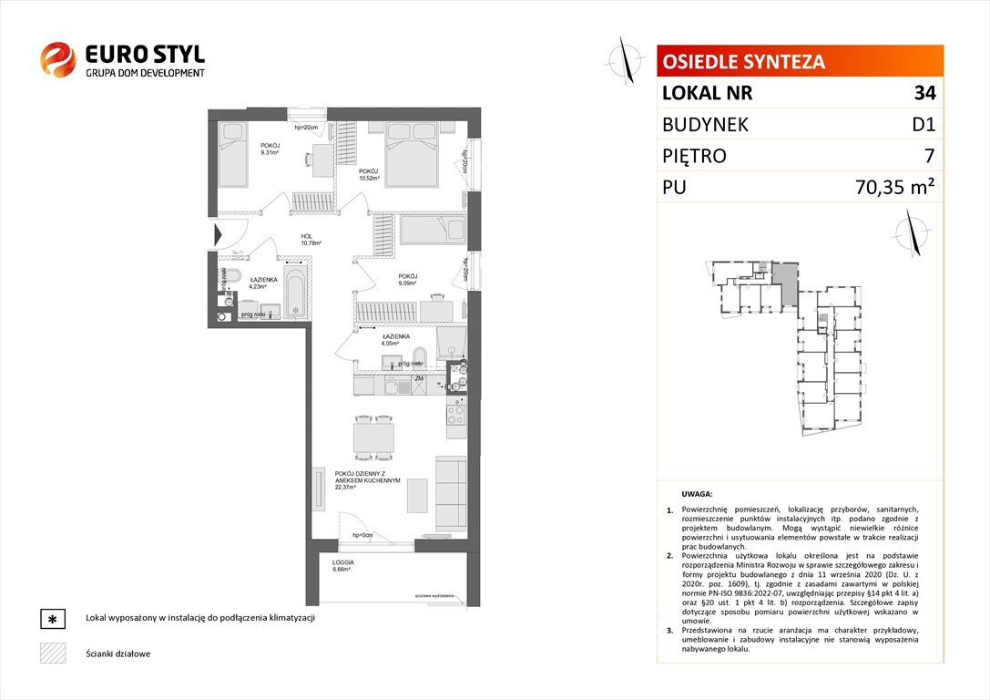 mieszkanie na sprzedaż 70m2 mieszkanie Gdańsk, Piecki - Migowo, Piekarnicza