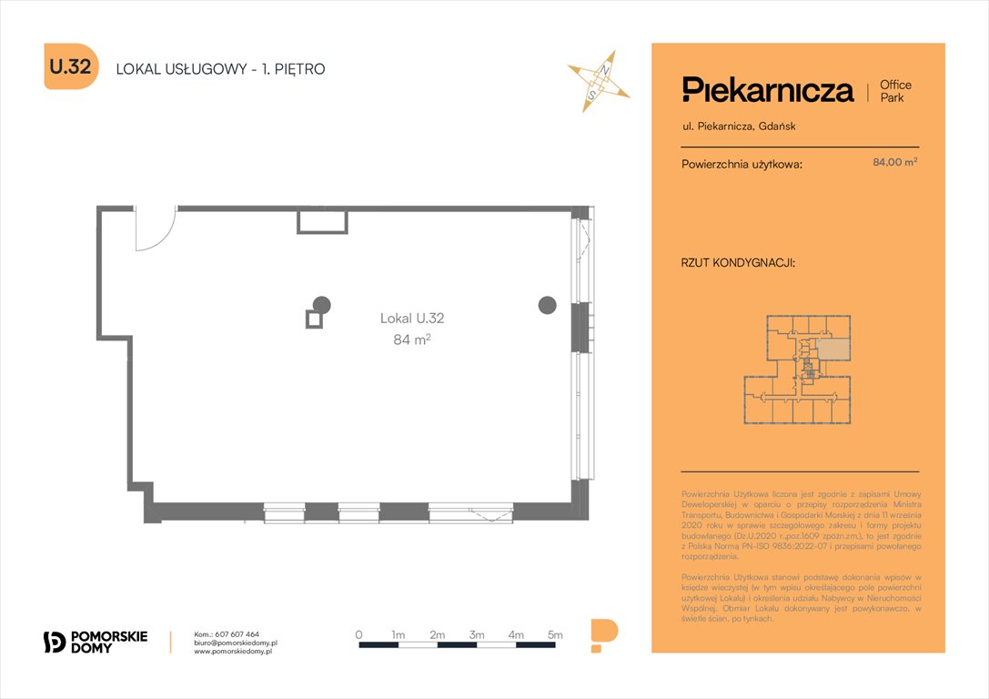 Nowe mieszkanie Piekarnicza Office Park Gdańsk, Morena, Piekarnicza 6  84m2 Foto 1