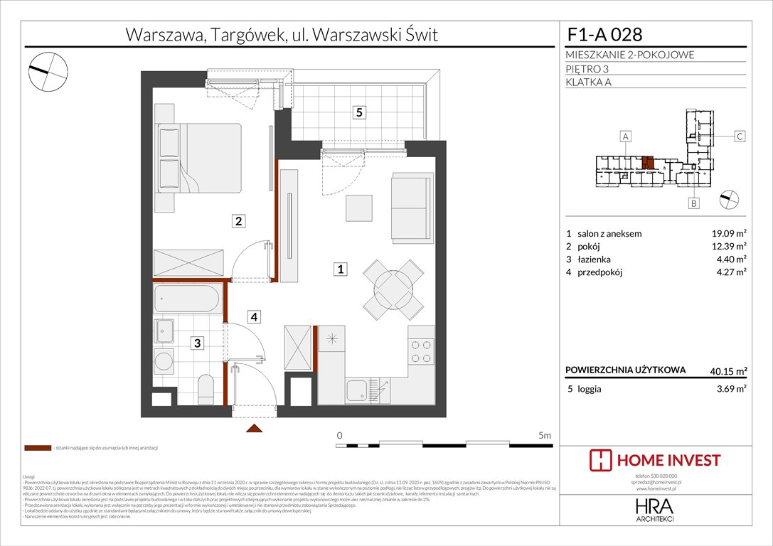 Nowe mieszkanie dwupokojowe Warszawski Świt Etap XIII Warszawa, ul. Warszawski Świt  40m2 Foto 1