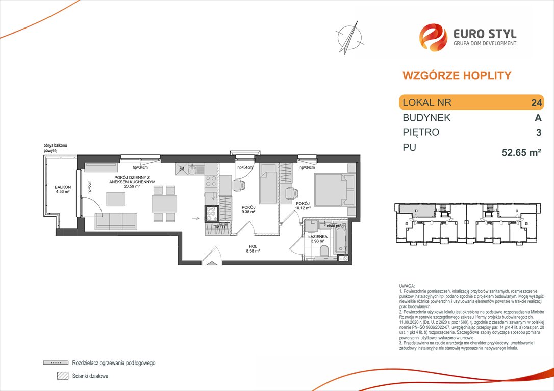 mieszkanie na sprzedaż 53m2 mieszkanie Gdańsk, Zabornia, Kartuska