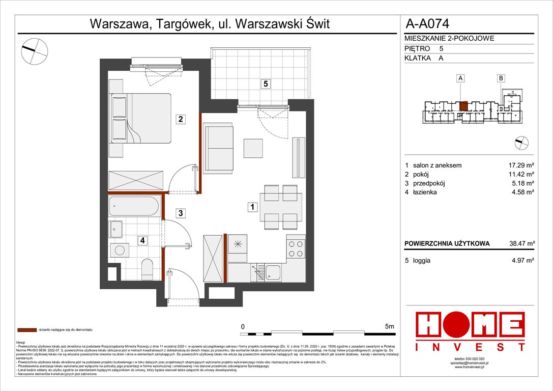 Nowe mieszkanie dwupokojowe Warszawski Świt Etap VII Warszawa, Targówek, ul. Warszawski Świt 12  38m2 Foto 1