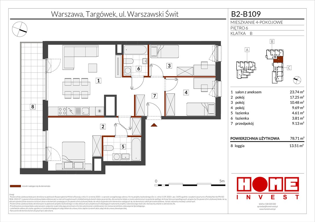 Nowe mieszkanie czteropokojowe  Warszawski Świt Etap IX Warszawa, Targówek, ul. Warszawski Świt 12  79m2 Foto 1