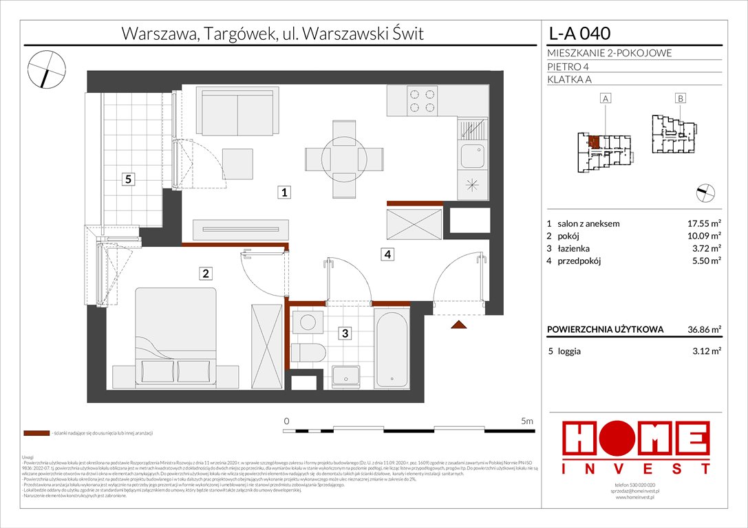 Nowe mieszkanie dwupokojowe Warszawski Świt Etap XII Warszawa, Targówek, ul. Warszawski Świt  37m2 Foto 1