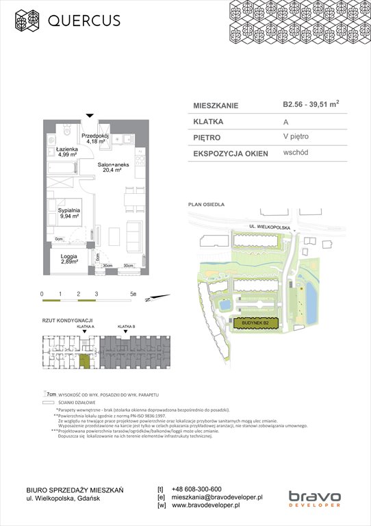 mieszkanie na sprzedaż 40m2 mieszkanie Gdańsk, Wielkopolska 51/55