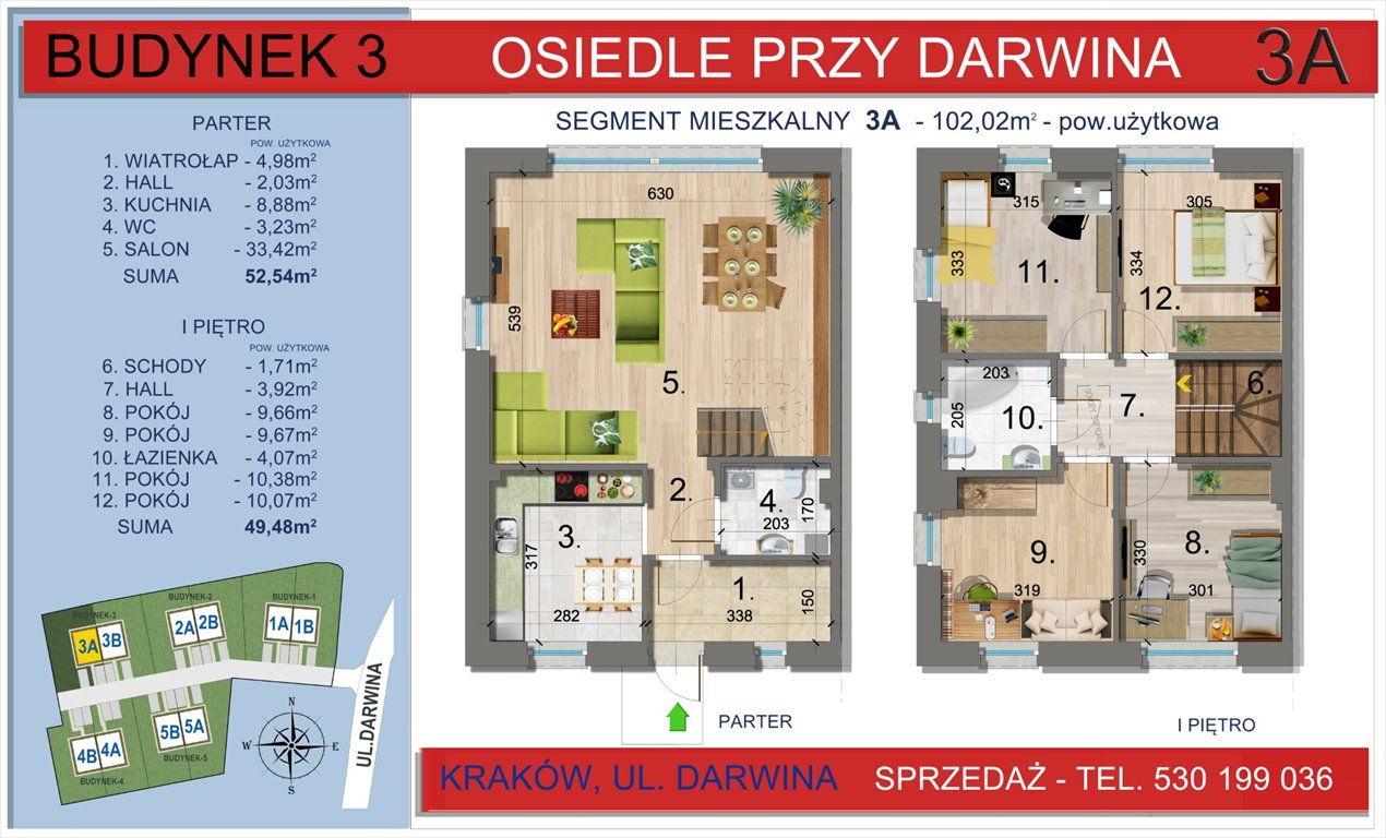 Nowy dom OSIEDLE PRZY DARWINA Kraków, Nowa Huta  102m2 Foto 1