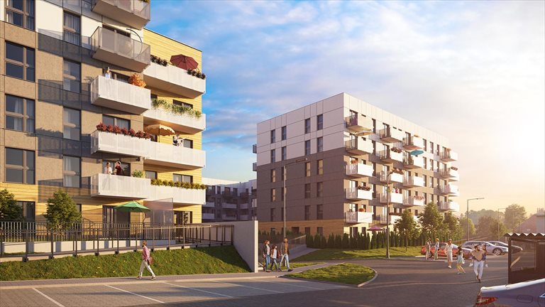 Nowe mieszkanie trzypokojowe Murapol Apartamenty na Wzgórzu Sosnowiec, ul. Klimontowska  54m2 Foto 1
