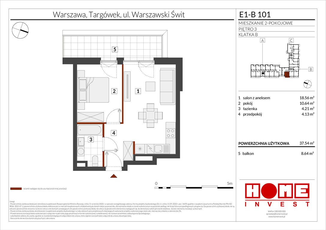 Nowe mieszkanie dwupokojowe Warszawski Świt Etap X Warszawa, Targówek, ul. Warszawski Świt  38m2 Foto 1