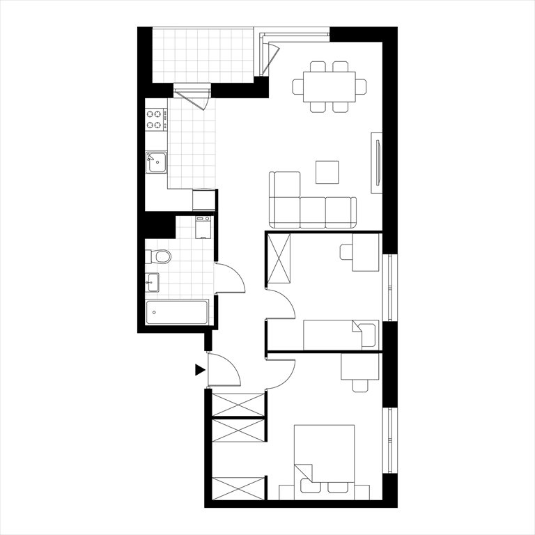mieszkanie na sprzedaż 62m2 mieszkanie Będzin, Gzichów, Namiarkowa 15F