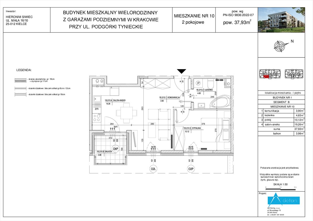 Nowe mieszkanie dwupokojowe Podgórki Tynieckie Kraków, Dębniki, Podgórki Tynieckie  38m2 Foto 1