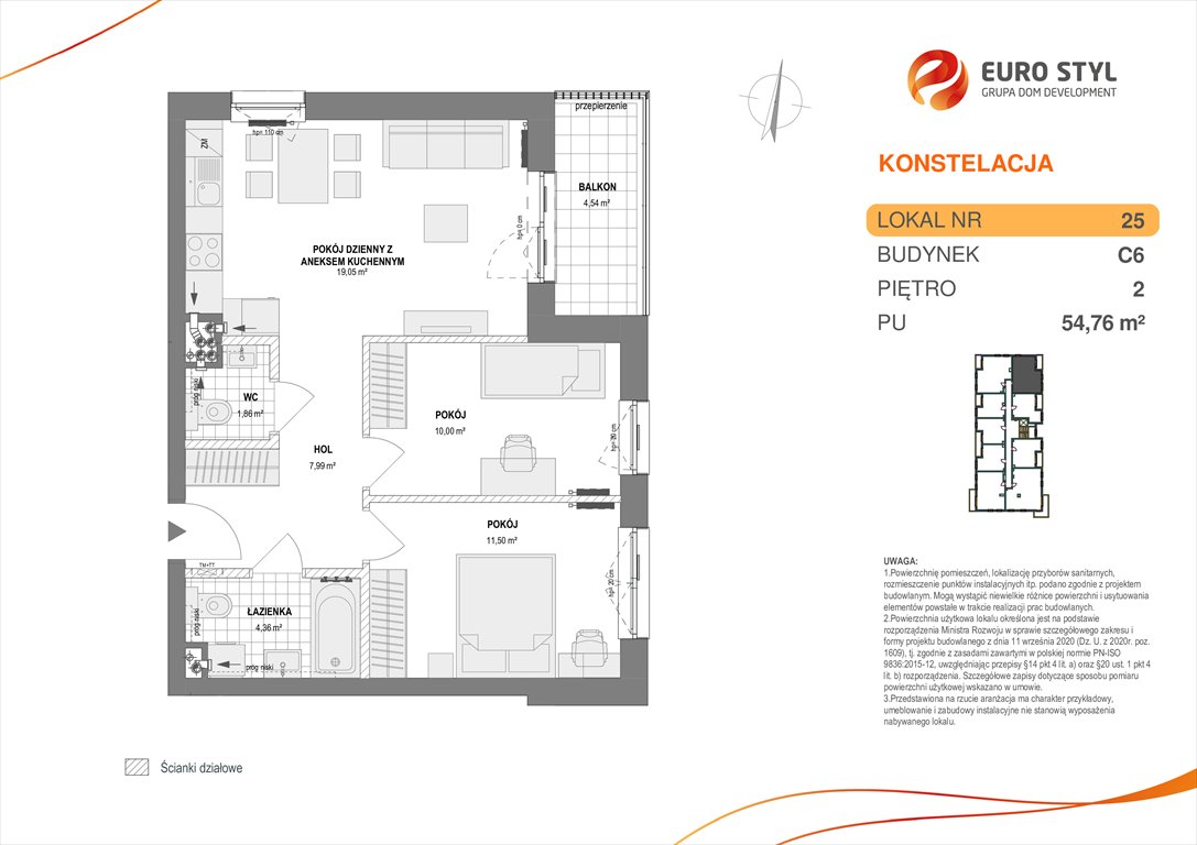 mieszkanie na sprzedaż 55m2 mieszkanie Gdynia, Pogórze, Paderewskiego