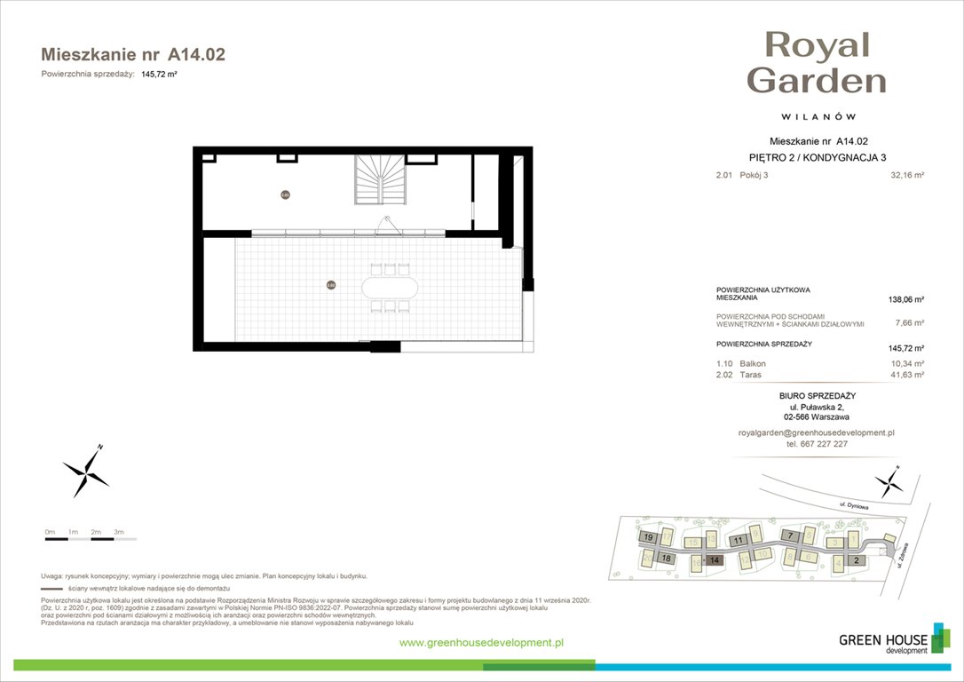 Nowe mieszkanie Royal Garden Wilanów - Domy Warszawa, Zdrowa 2  138m2 Foto 1