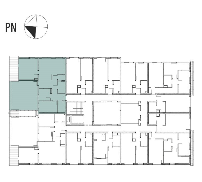 Nowe mieszkanie czteropokojowe  ATRIUM HOUSE Tyczyn, Laurowa 25  77m2 Foto 1