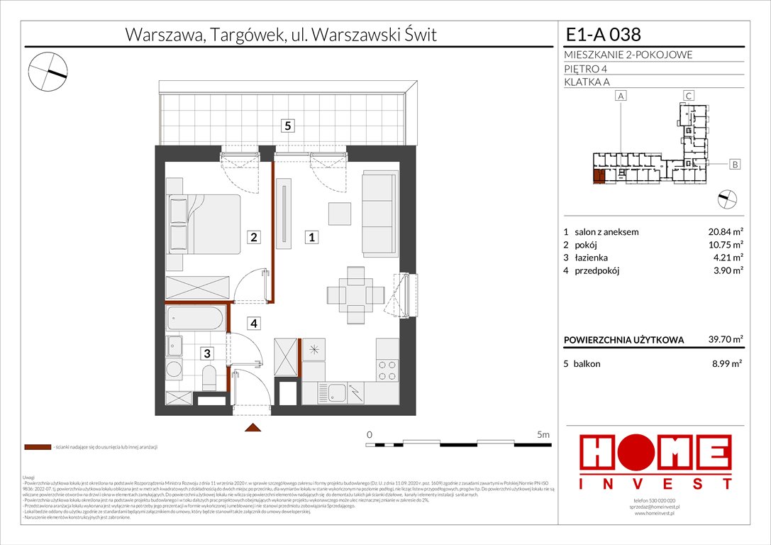 Nowe mieszkanie dwupokojowe Warszawski Świt Etap X Warszawa, Targówek, ul. Warszawski Świt  40m2 Foto 1