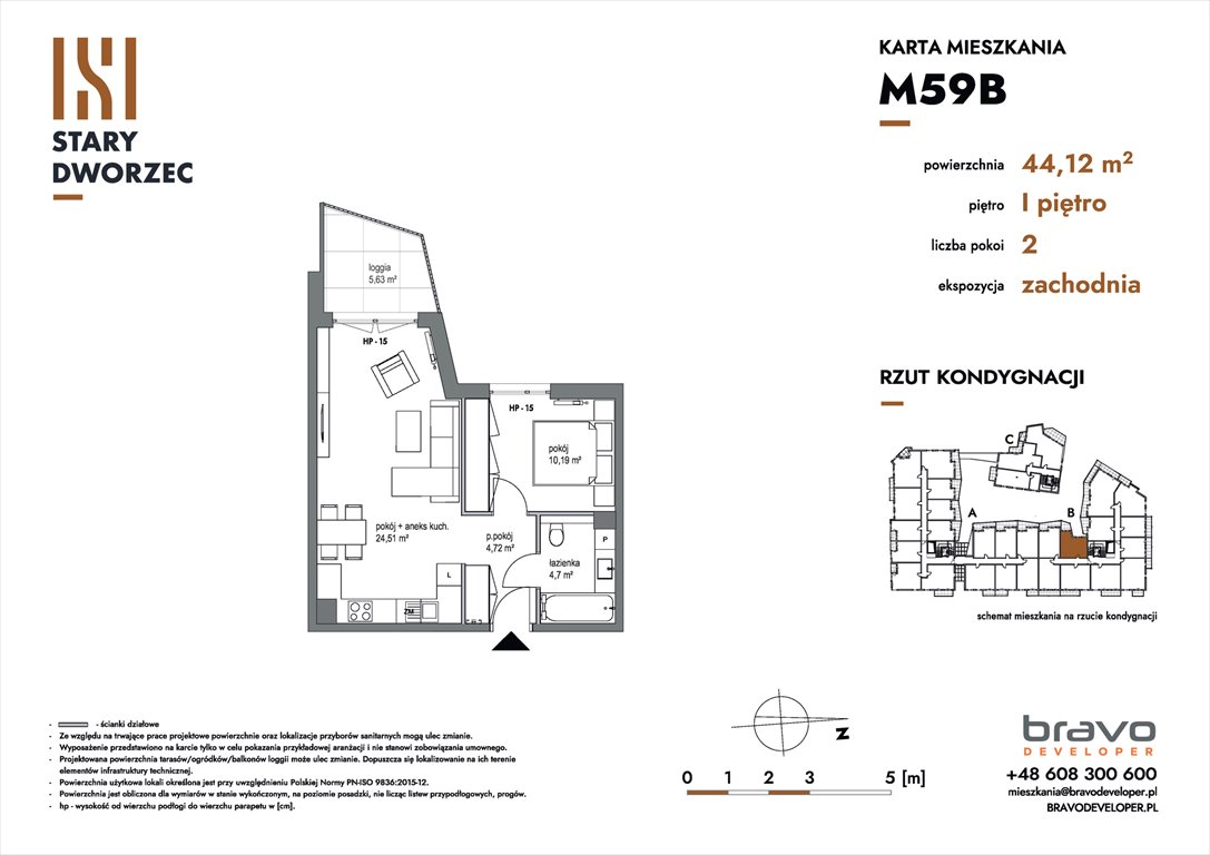 mieszkanie na sprzedaż 44m2 mieszkanie Kartuzy, ul. Dworcowa