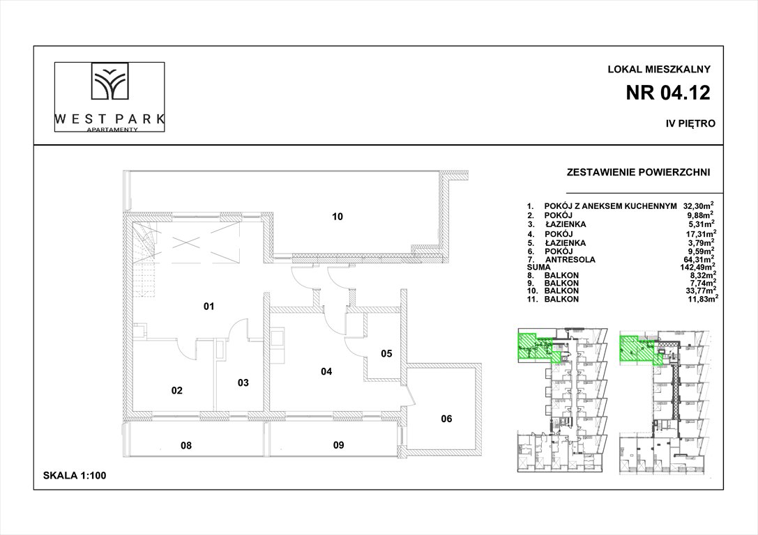 Nowe mieszkanie WEST PARK APARATAMENTY Kołobrzeg, Wylotowa 6  74m2 Foto 1