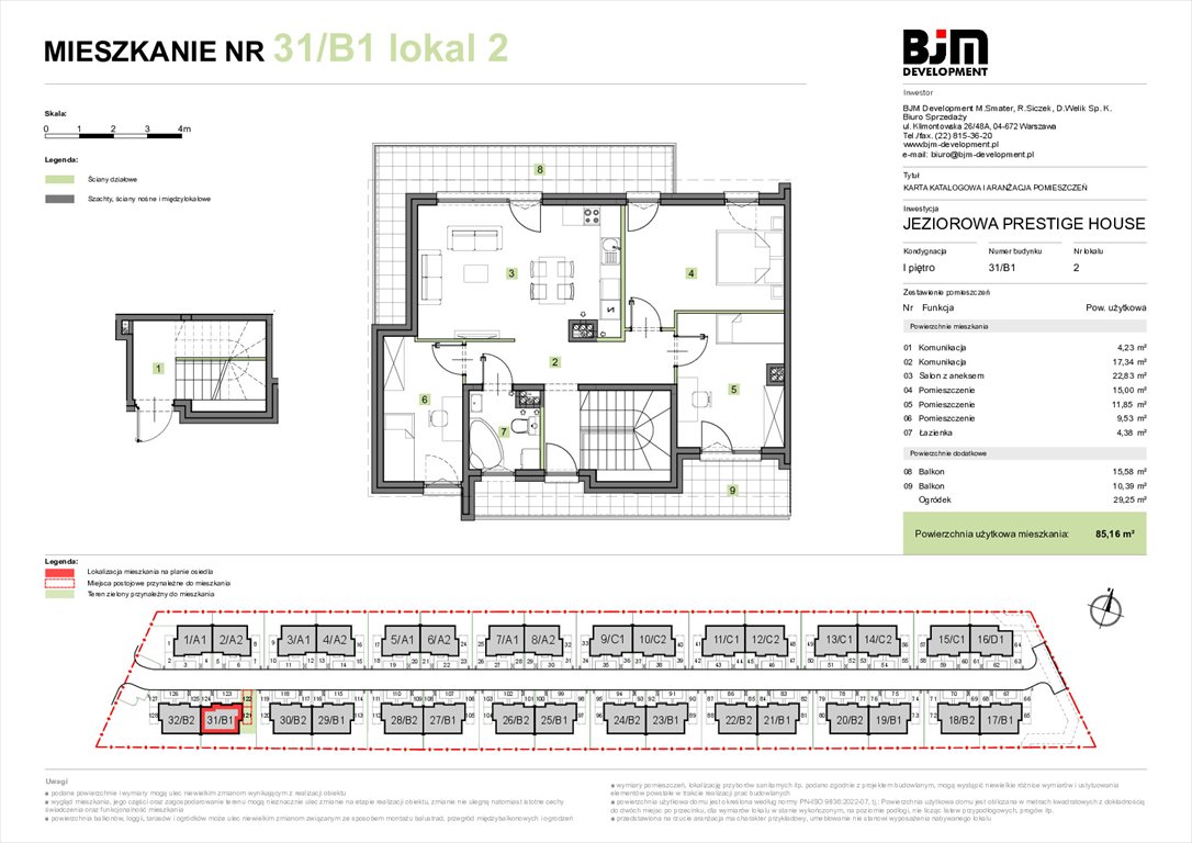 Nowe mieszkanie czteropokojowe  JEZIOROWA PRESTIGE HOUSE Warszawa, Wawer, Jeziorowa  85m2 Foto 1