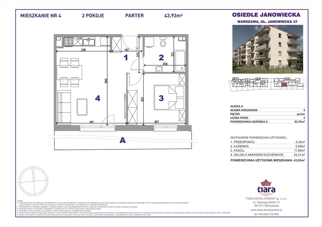 Nowe mieszkanie dwupokojowe Janowiecka 27 Warszawa, Targówek, Janowiecka 27  44m2 Foto 1
