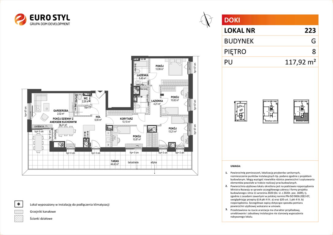 Nowe mieszkanie DOKI LIVING Gdańsk, Śródmieście, ks. Jerzego Popiełuszki/Rybaki Górne  118m2 Foto 1